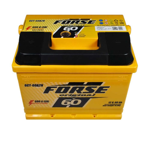 FORSE Original 60 Ah 600 En L+