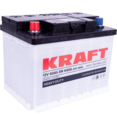 KRAFT 60 Ah HEAVY DUTY 640A (EN) L+