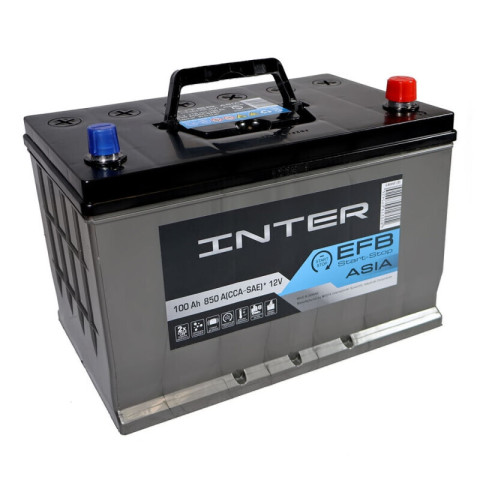INTER EFB Premium START-STOP Asia 100Ah 850A R+ (D31)